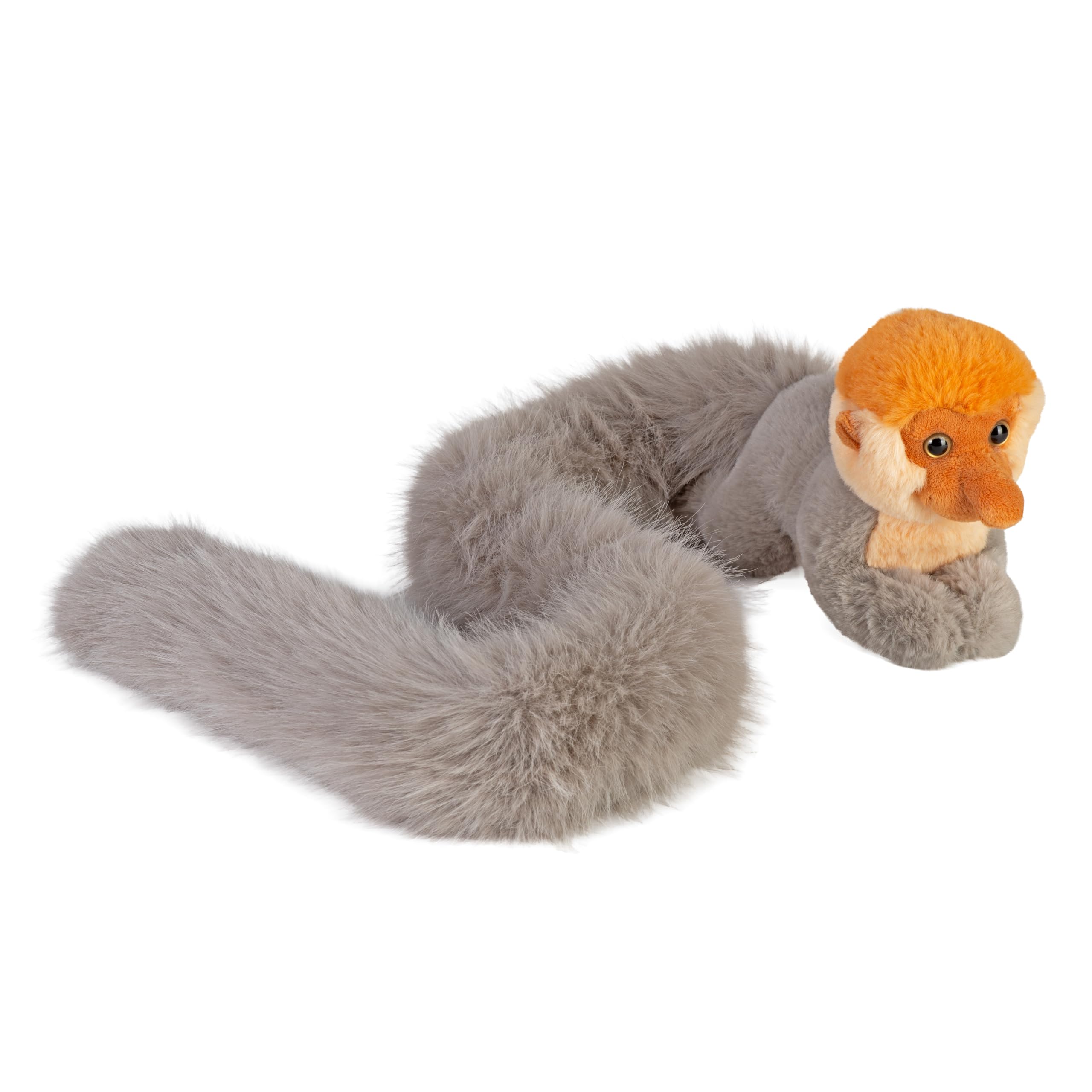 Wild Republic Tailkins Proboscis Monkey, Stuffed Animal, 40 Inches, Plush Toy, Fill is Spun Recycled Water Bottles