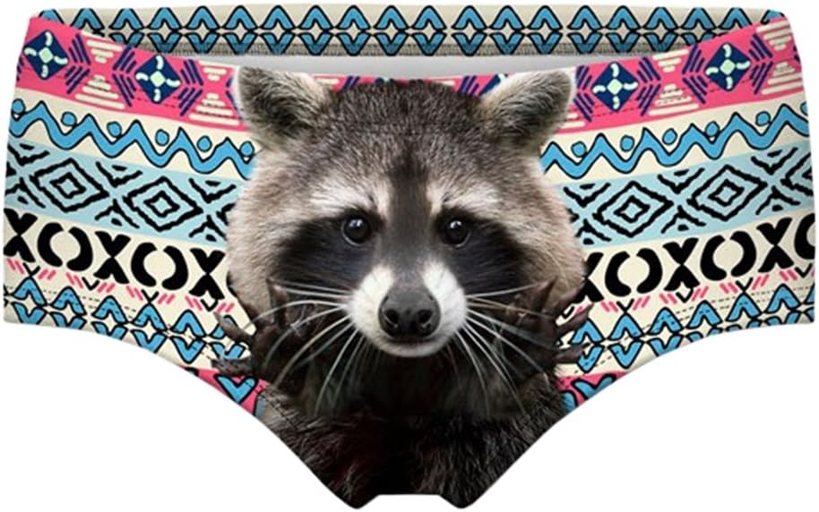 Funny 3D Animals Underwear Sexy Panties for Women Girl Cute Briefs