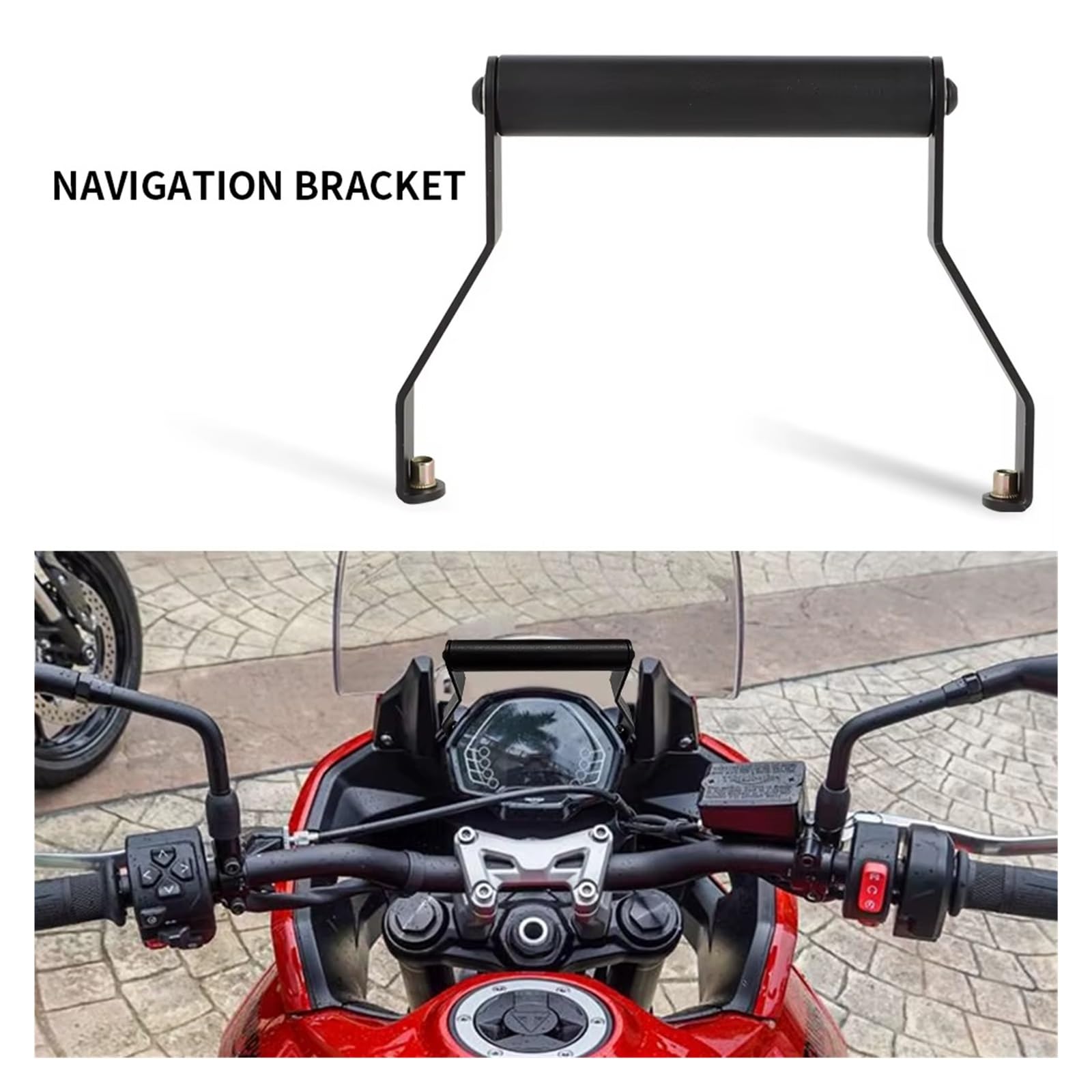 Per Tiger Per Sport 660 2022 2023 Accessori Moto GPS Smart Phone Piastra Di Navigazione Staffa Adattare Parabrezza Supporto Del Basamento staffa gps moto