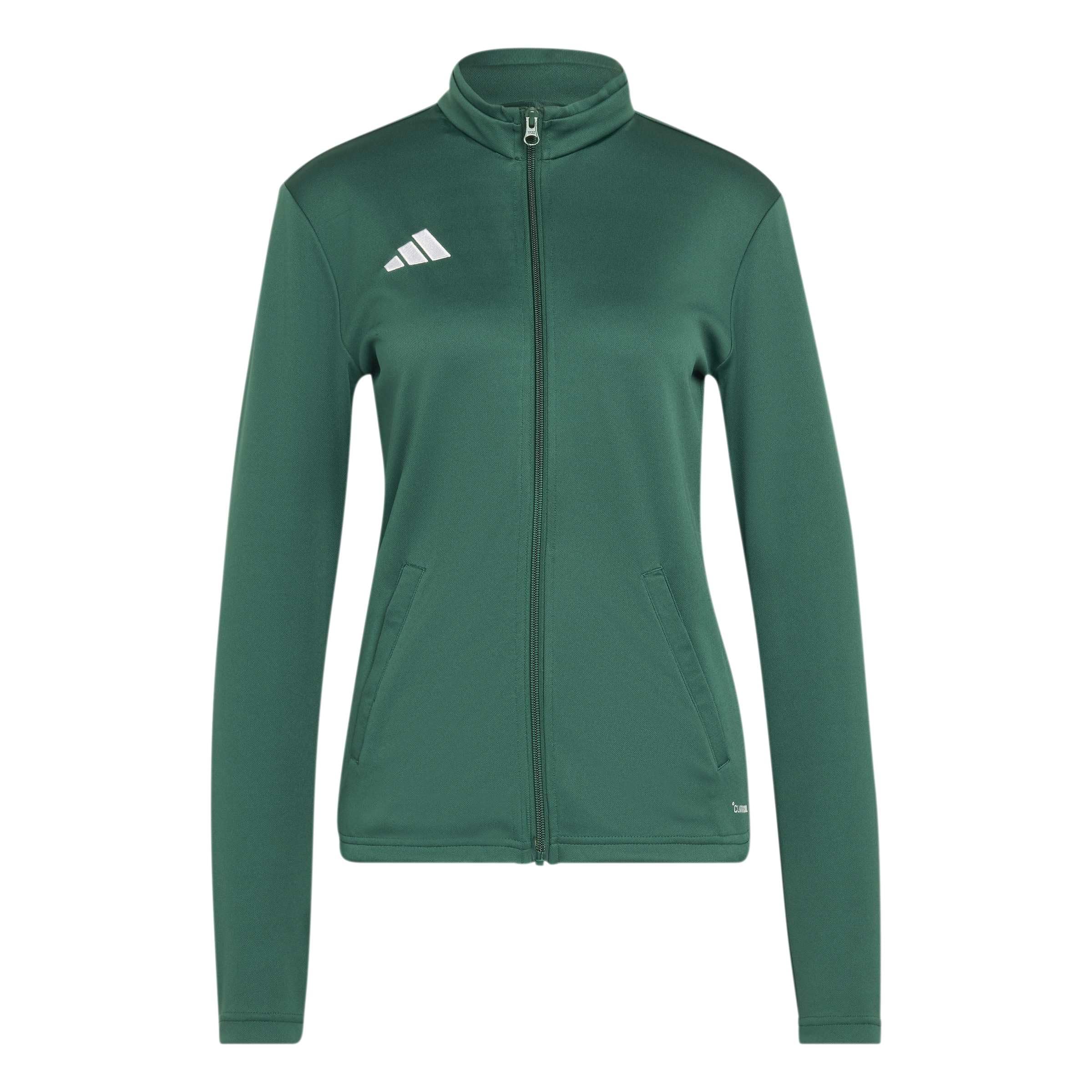 adidas Women's Entrada26 Track Sweatshirt, team dark green/white, XXL
