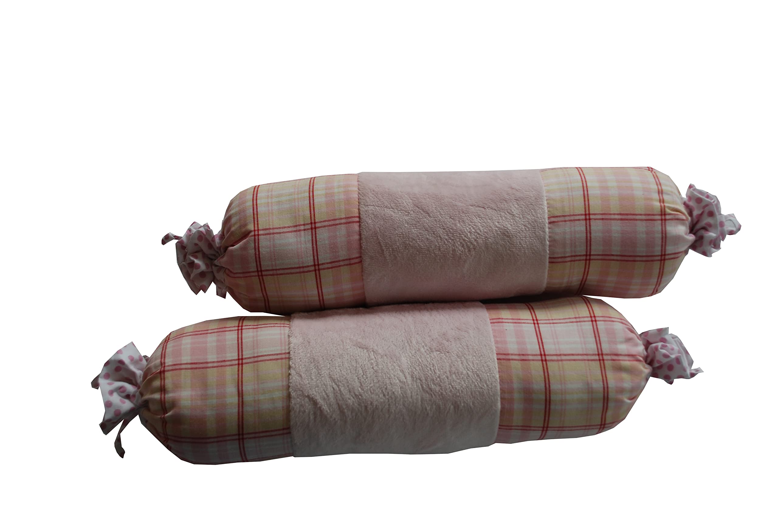 abracadabra Baby Bolsters for Side and Neck Support with Washable Cover, Size 35 cm X 10 cm, Set of 2 - Tender Heart…