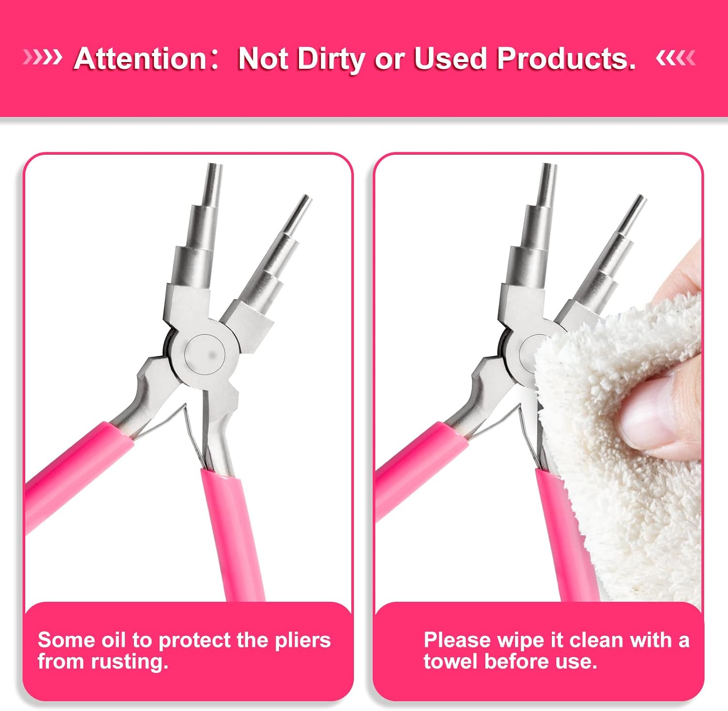 6 in 1 Bail Making Pliers Wire Looping Pliers for Jewelry Making Loop Sizes 3-10mm 6 Step Wire Looper for Bending Loops and Rings Jewelry Making Supplies with PVC Handle