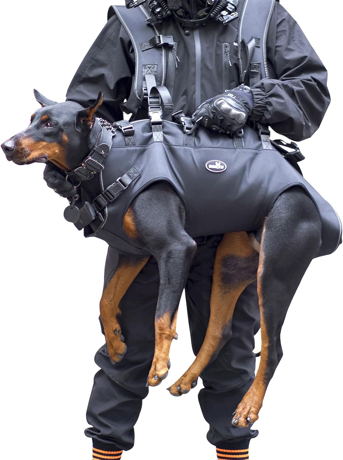 Dog Lift Harness Full Body Dog Backpack Harness Emergency Backpack for Disabled, Old, Joint Injuries, Loss of Stability Medium(66-88LBS)