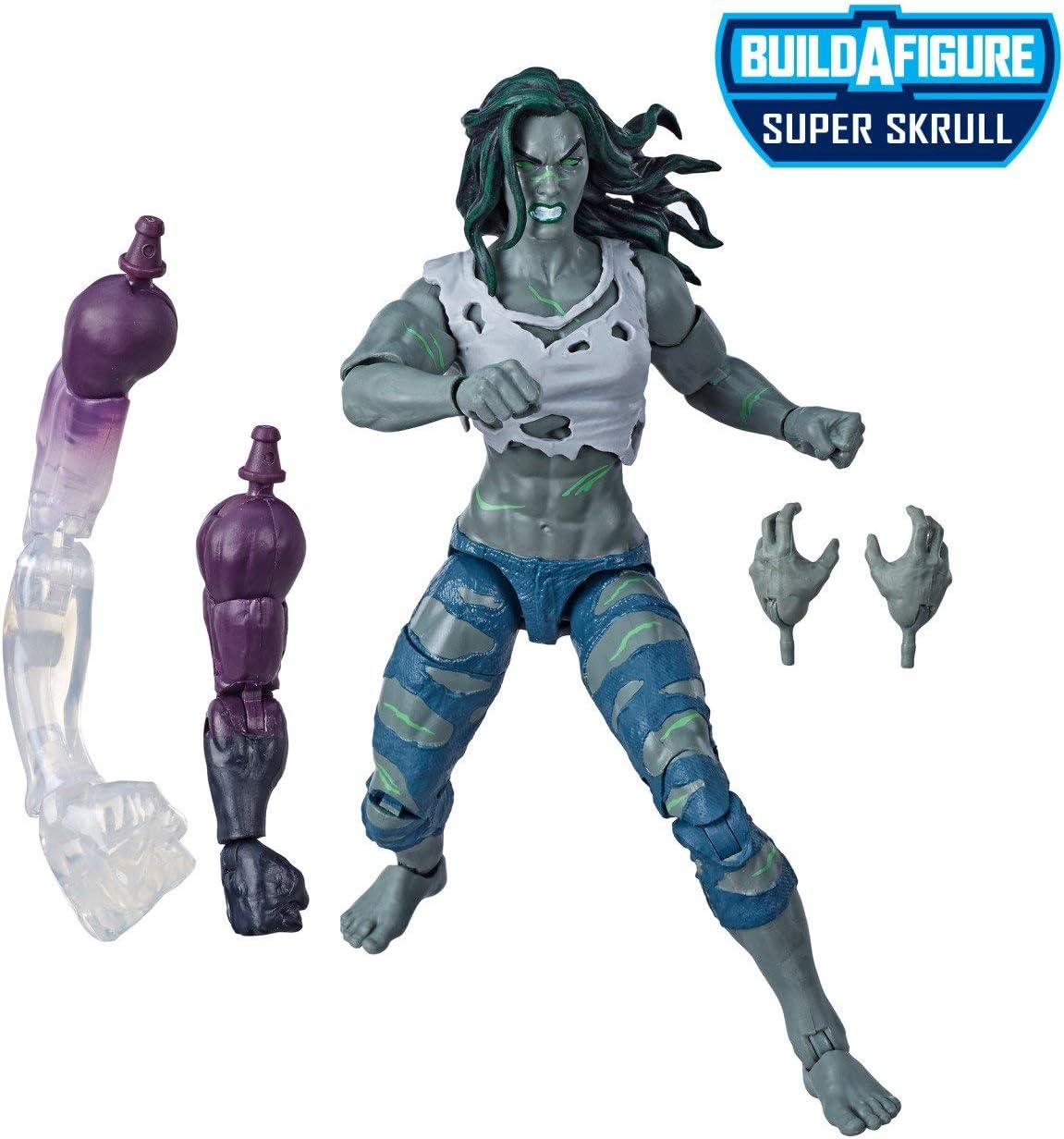 Hasbro Marvel Legends Series 6" Collectible Action Figure Hulk Toy, Premium Design & 2 Accessories, 2 Build-A-Figure Parts
