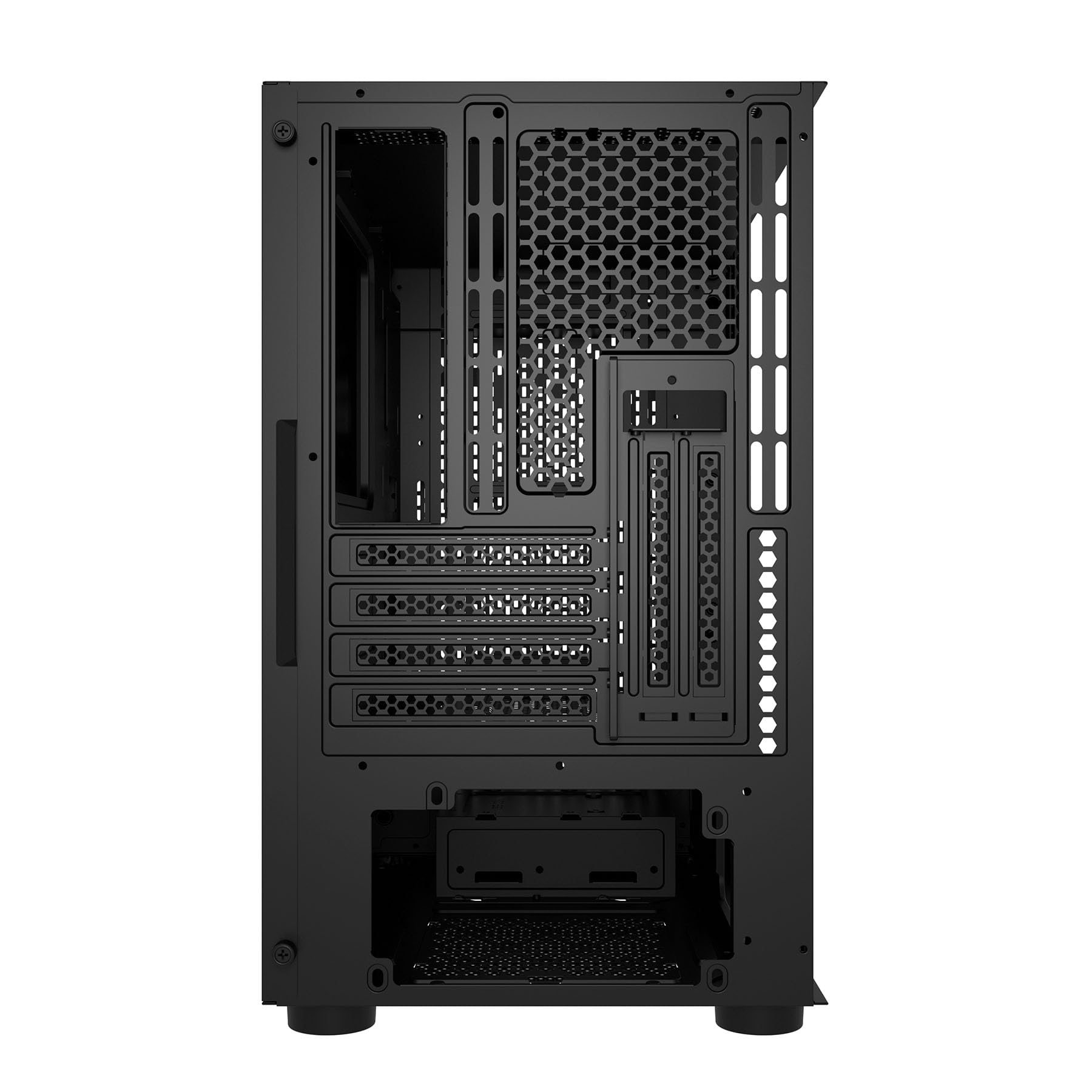 Abysm Gaming Caja PC Gamer Danube INVA MX202 Negra, con Tres Ventiladores ARGB y Compatible con Placas Base Micro ATX e ITX y Tarjetas Gráficas de hasta 330 mm