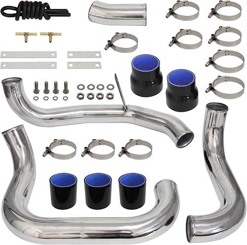 Miniatura 2 de PKSABB Intercooler Piping Kit for Nissan Skyline GT-R R32 HCR32 HNR32 RB20DETR33 ECR33 GTS RB25DETR34 ER34 GTT RB25DET 1989-2001 Bolt On