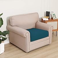 Vista 450 de Easy-Going Fundas Elásticas de 3 Piezas para Cojines de Sofá para Sofá Seccional Izquierdo/Derecho en Forma de L Chaise Lounge Funda de Asiento