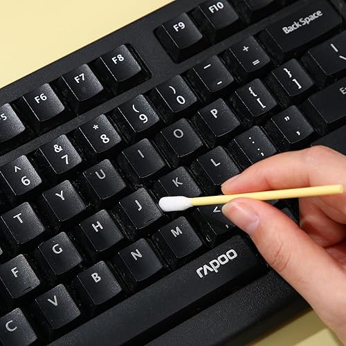 Miniatura 2 de Chinco 200 piezas de hisopo de espuma para limpieza de hisopos de espuma para impresora de inyección de tinta, cabezal de impresión, cámara, lente