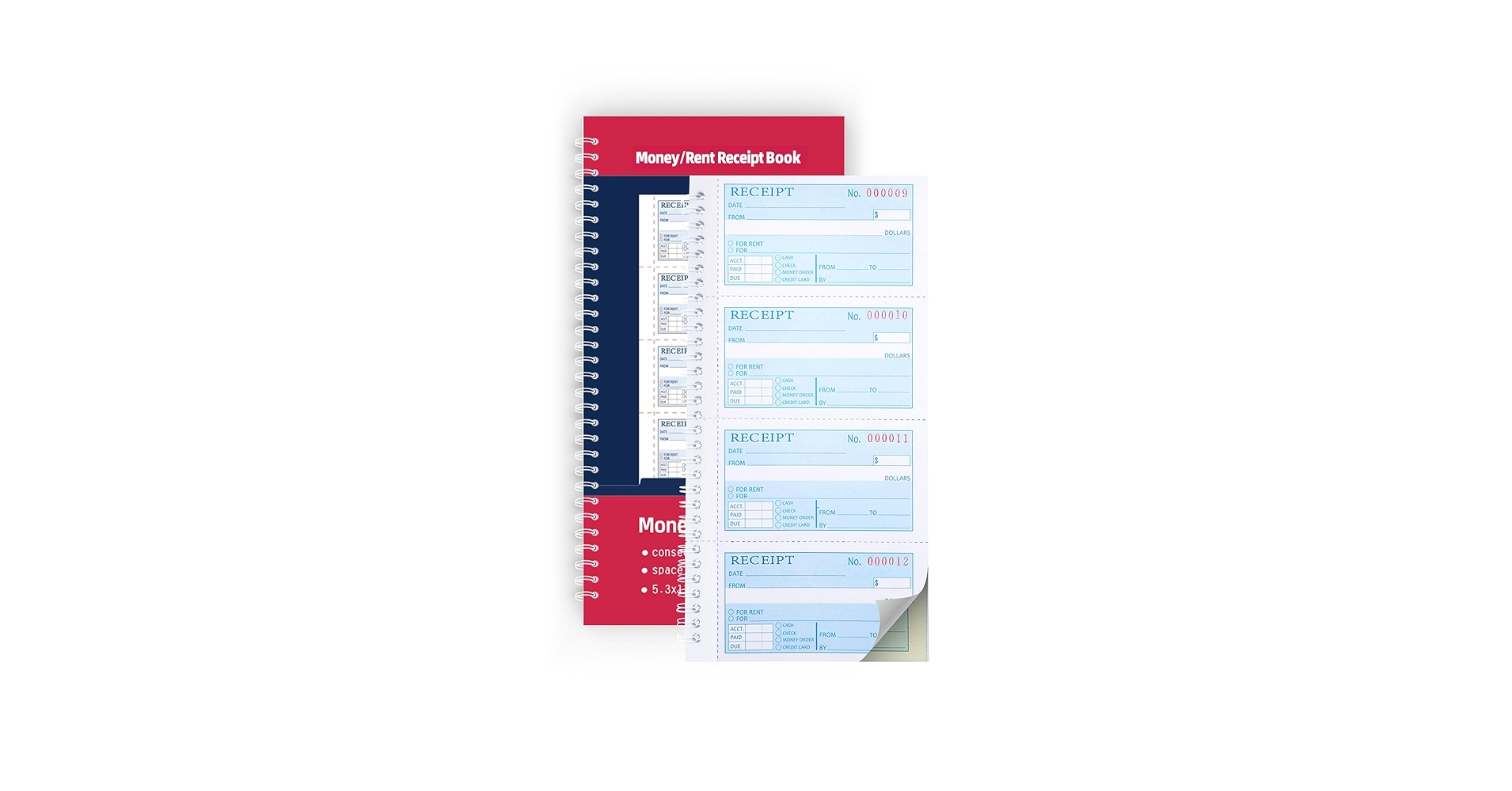 Receipt Books | Carbonless, Rent & Money Receipts
