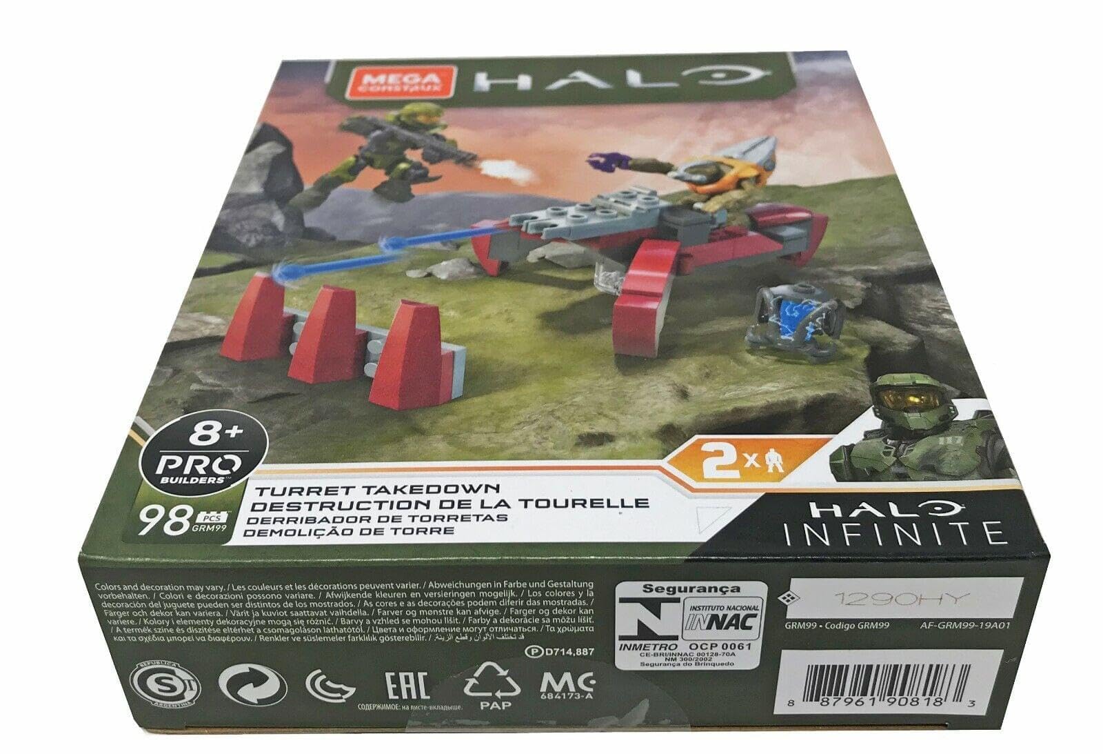 Mega Construx Halo Turret Takedown - 98 Pieces - Age 8+, Building Sets -  Amazon Canada