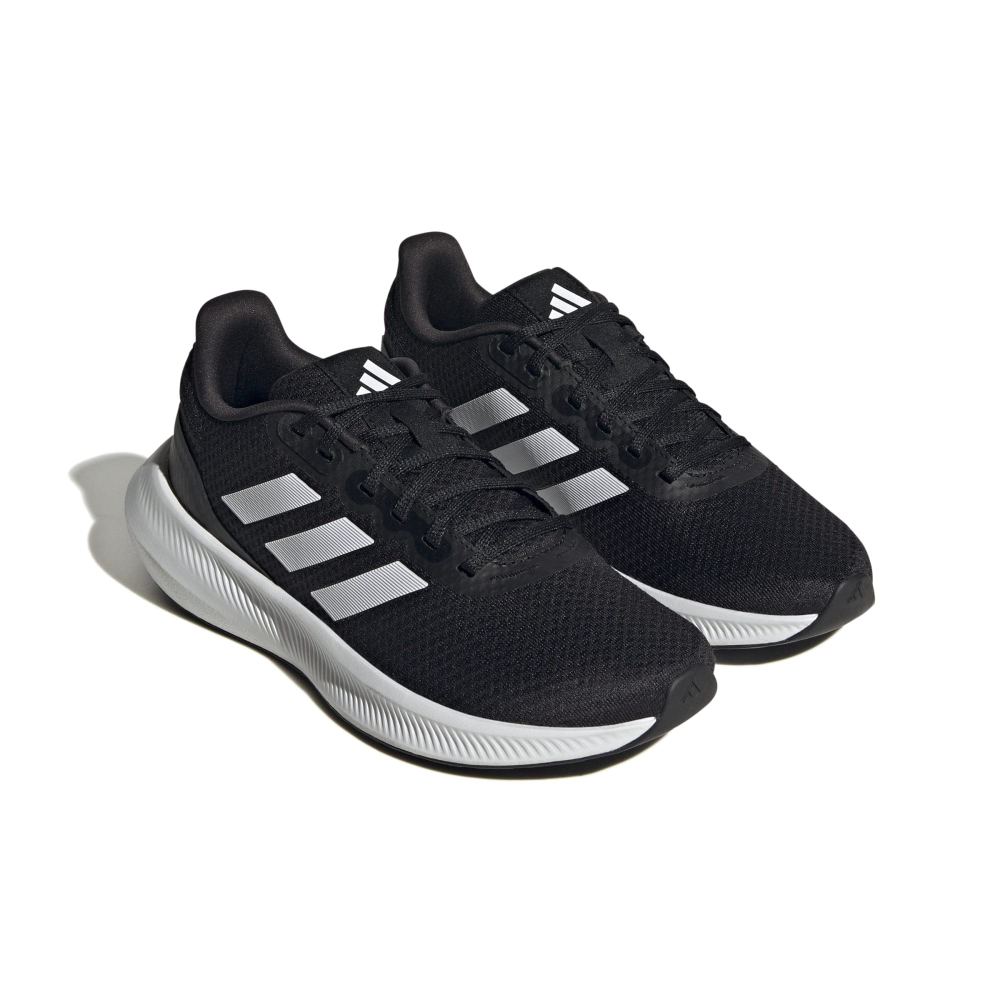 adidas RunFalcon Wide 3 Shoes, Zapatillas para Correr Mujer, Core Black/Cloud White/Core Black, 38 EU