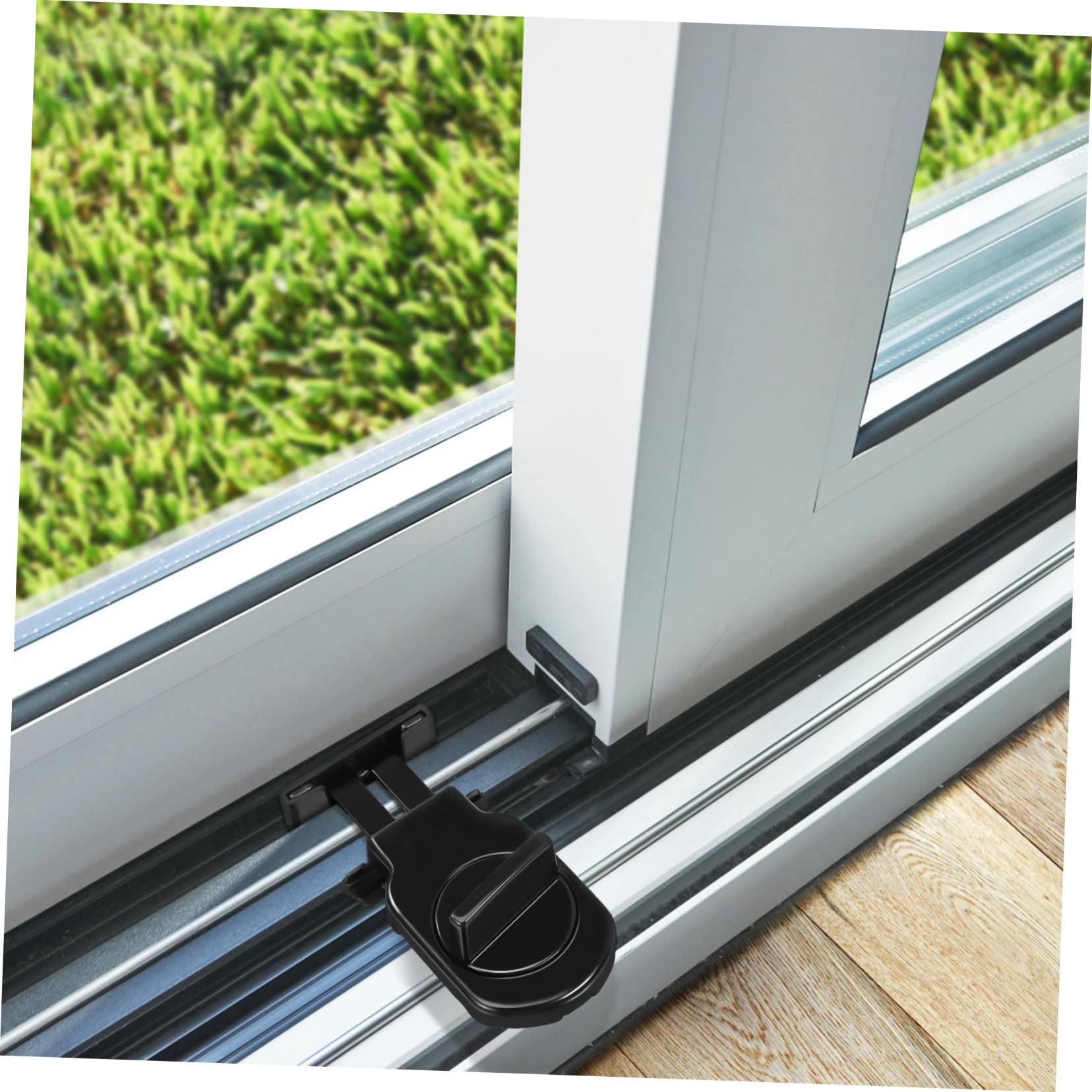 NUOBESTY 5 Ensembles Verrou Pour Fenêtres Coulissantes De Installation Facile Protection Ajustable Pour Divers Types De Fenêtres Construction Robuste 2 Pièces * 5