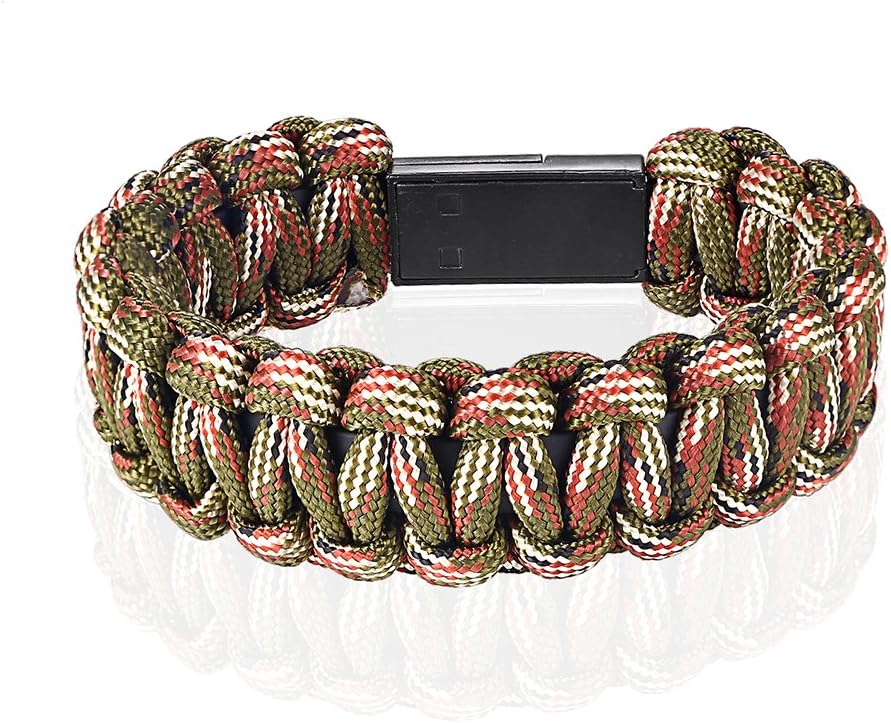 Paracord USB Cable Bracelet for Android Phone