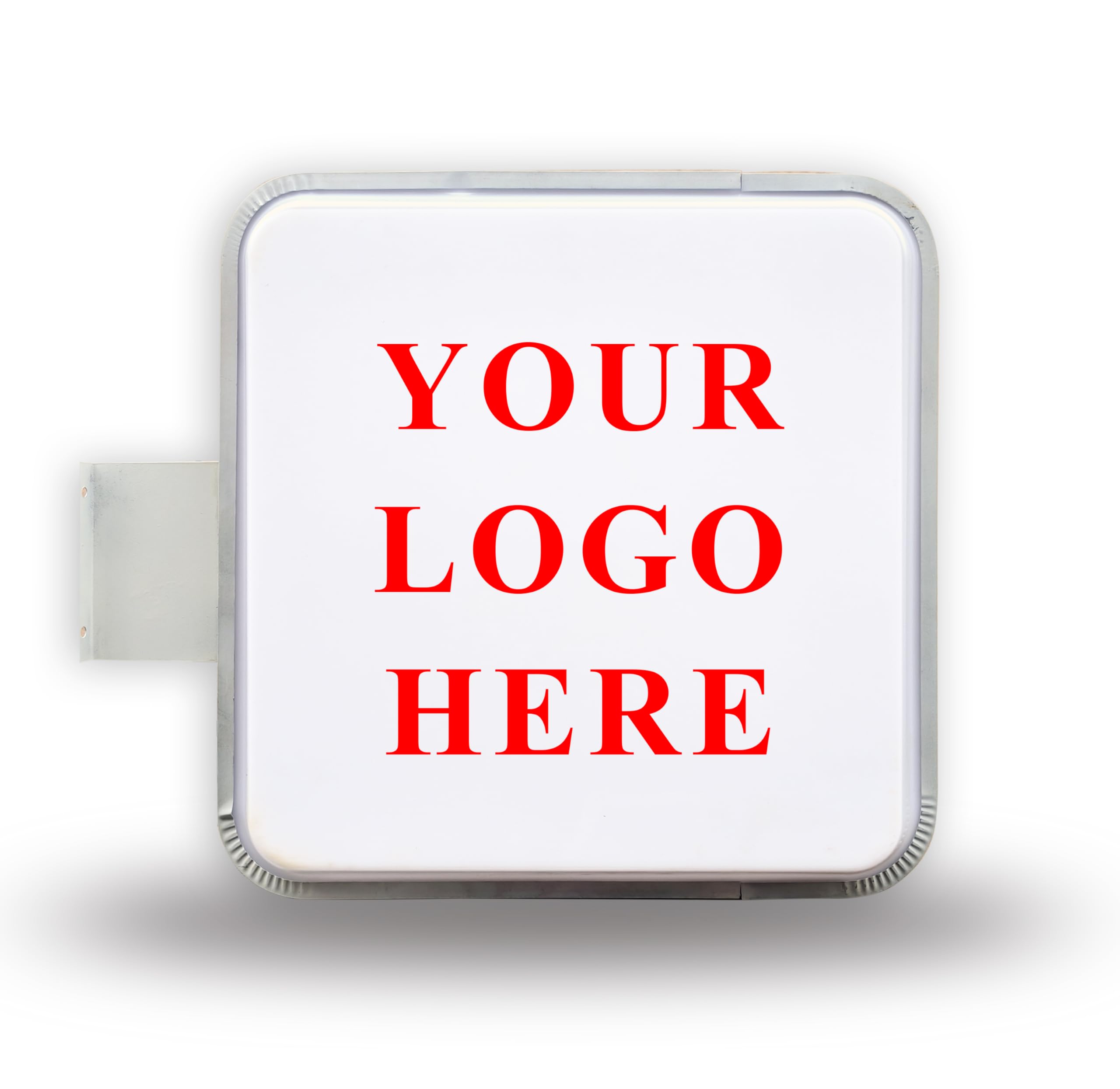 RG Acrylic LED Lollipop Flange Message Signage Board With Printing (18x18 INCH)(Square & ROUND)-image-14
