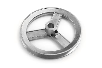 Terre Products, Heavy Duty 6" V-Groove Drive Pulley, Precision 5/8" Bore, Robust Z3A Zinc Alloy Die Cast Pulley