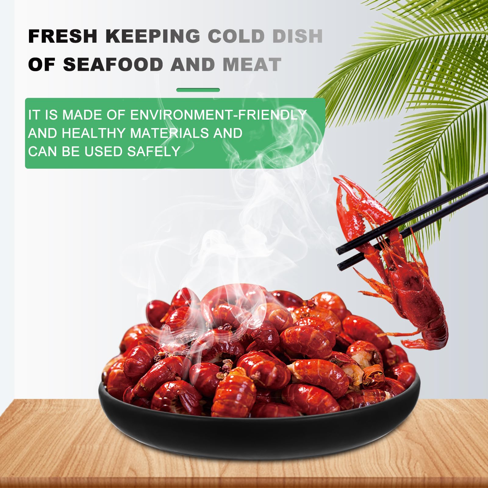 BESPORTBLE Assiette Japonaise en Céramique Noire pour Conserver Fruits de Mer et Sushis, Plateau de Service Classique et Attractif Maison ou Restaurant