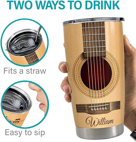 Vista 14 de SANDJEST Vaso personalizado de acero inoxidable con texto en inglés «To My Besties» con texto en inglés «To My Besties», taza de viaje para café