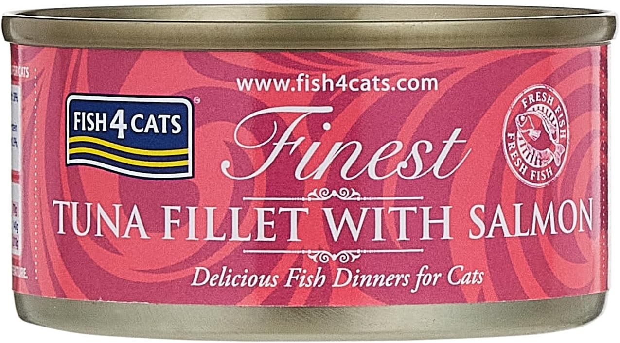 Fish4cats tuna fillet with salmon wet food 70g