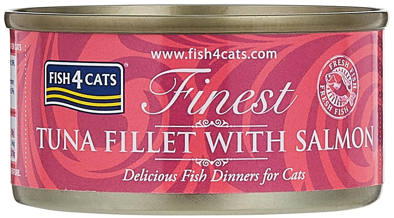 Fish4cats tuna fillet with salmon wet food 70g
