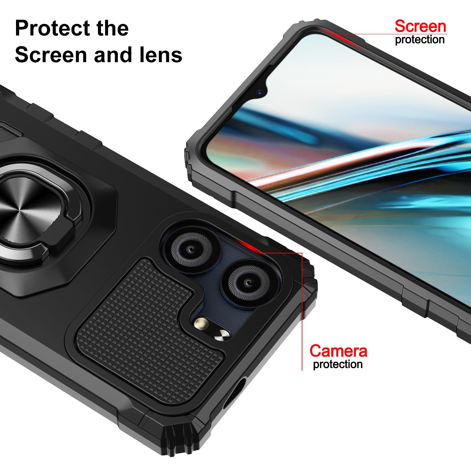 Amazon.com: for BLU View 5 Phone Case/BLU F5 5G Case with Screen Protector,Blue View 5 Phone Case with Magnetic Ring Kickstand,Dual Layer Heavy Duty Military Grade Shockproof Cover for Blu View 5 Amazon.com: for BLU View 5 Phone Case/BLU F5 5G Case with Screen Protector,Blue View 5 Phone Case with Magnetic Ring Kickstand,Dual Layer Heavy Duty Military Grade Shockproof Cover for Blu View 5