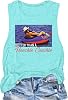 Hotter Than A Hoochie Coochie Country Music Tank Tops Vintage Graphic Summer Workout T Shirts for Women