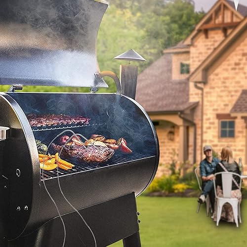 Miniatura 7 de Sondas de carne de repuesto para parrilla de pellets de madera Traeger, paquete de 2 sondas de termostato digital impermeables para barbacoa de alta