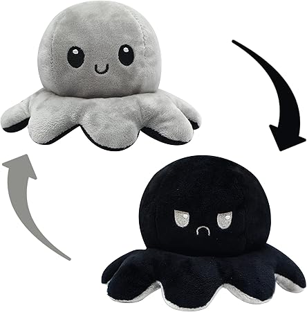 mood octopus grey and white