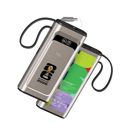 2026 FIFA Licensed 190W 20000mAh Power Bank - $79.99
