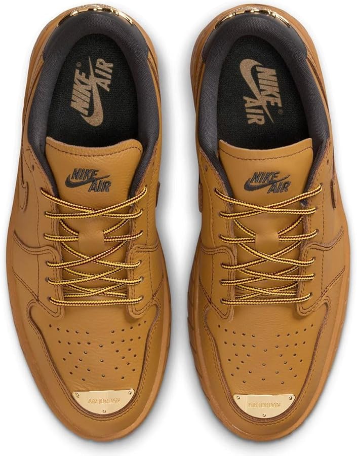 ナイキ　エアジョーダン1 ブルックリン　ロー　ブラウン　ウィート　厚底　ゴールド Amazon | [ナイキ] ジョーダン 1 ブルックリン ロー W JORDAN 1