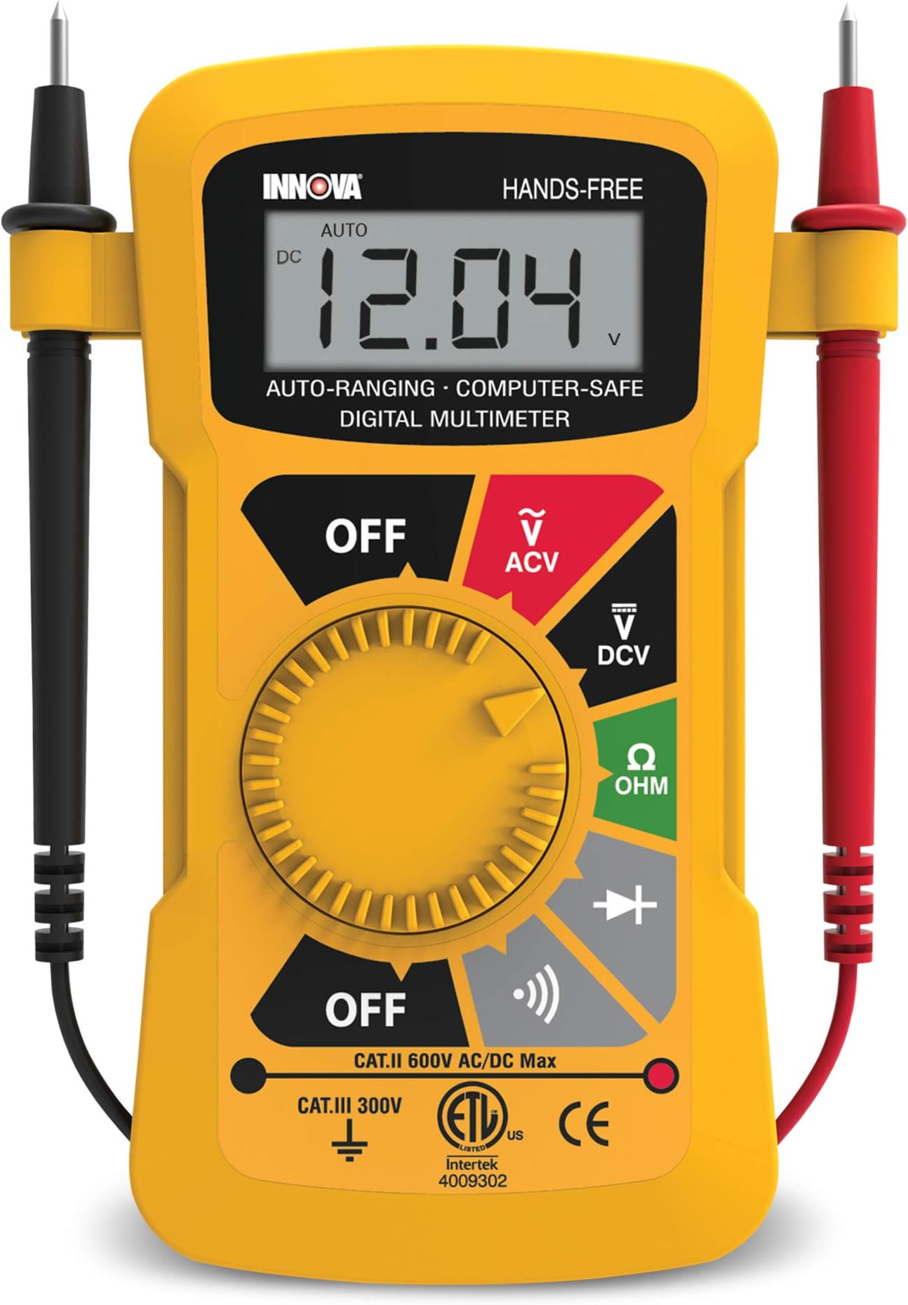 Equus Innova Hands-free Digital Multimeter (10 MegOhm)