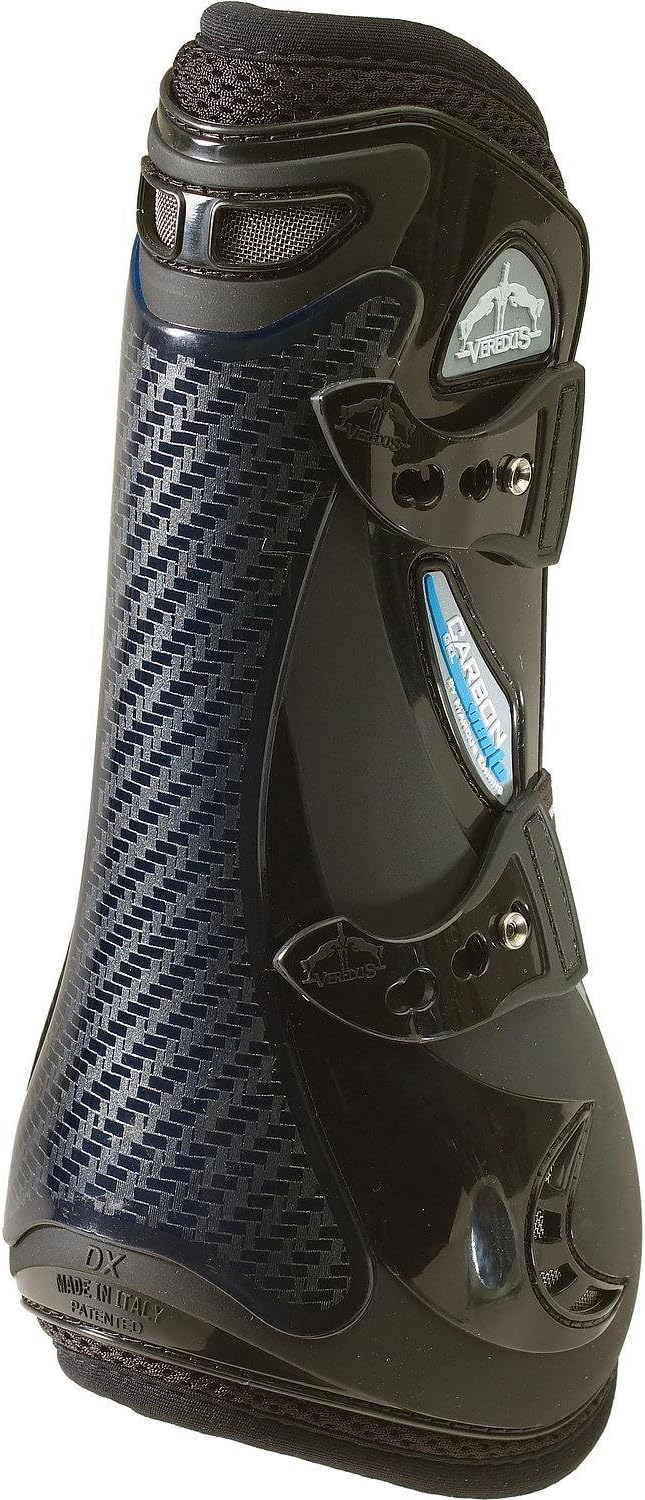 VEREDUS Unisex Carbon Gel Vento Open Front Boot Black Medium