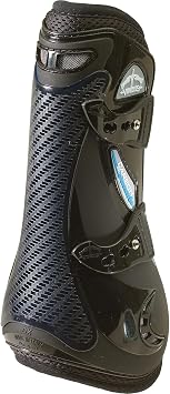 VEREDUS Unisex Carbon Gel Vento Open Front Boot Black Medium