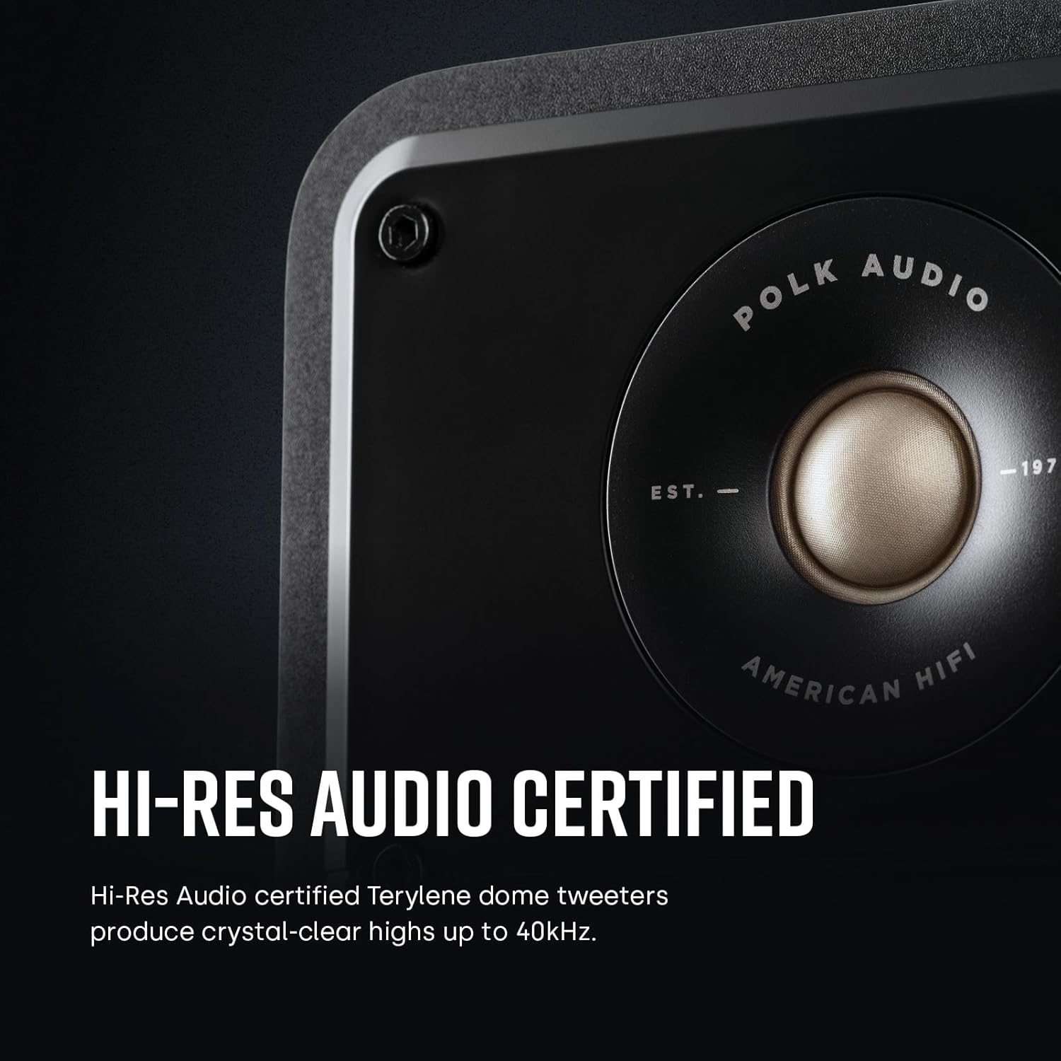 Polk Signature Elite ES60 Tower Speaker - Hi-Res Certified, Dolby Atmos Speakers & DTS:X Compatible, 1" Tweeter & (3) 6.5" Woofers, Power Port Technology for Effortless Bass, Stunning Black - Image 3