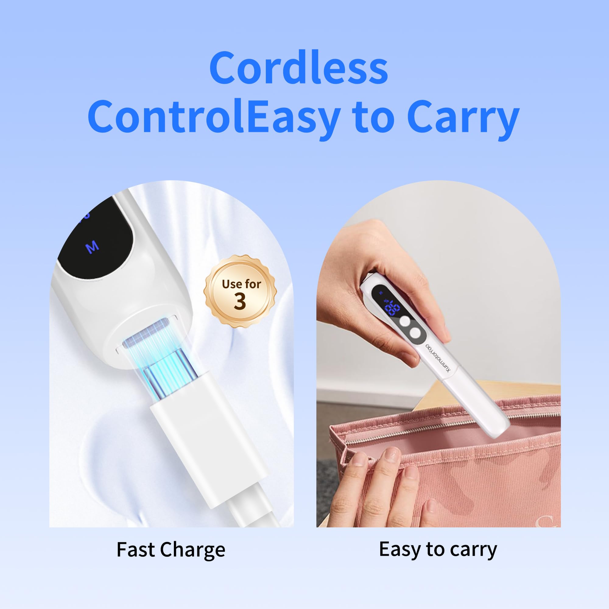 XunmotorYao Fresa per Unghie Professionale Intelligente Led Portatile Manicure e Pedicure Elettrico Unghie Portatile Fresa Trapano Chiodo per Casa e Salone Set,Rosa