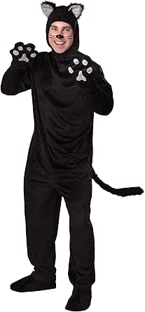 Black Cat Costume for Adults, Cat Onepiece for DressUp or