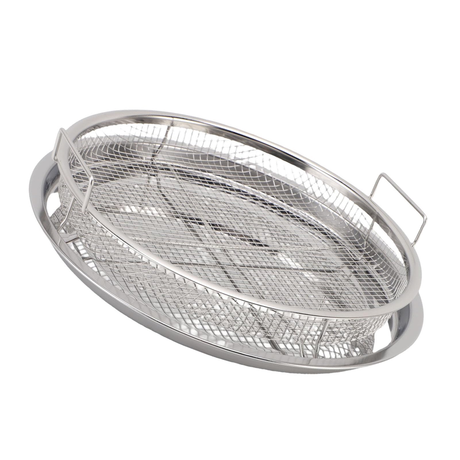 Bewinner Cestello Porta Croccante in Acciaio Inossidabile per Forno, 30cm