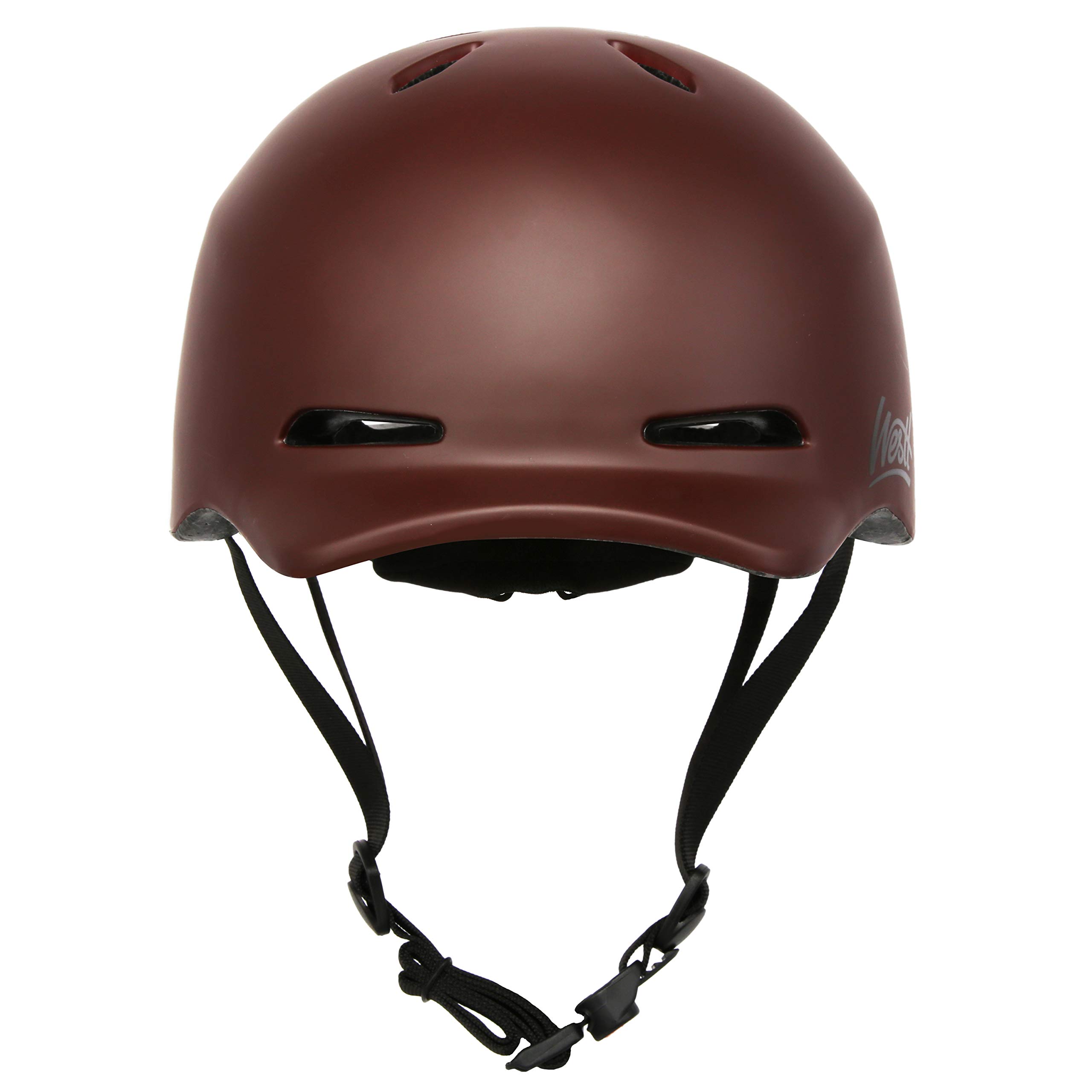 Westt Urban - Casco da bici per adulti retroilluminazione a LED, ciclismo multisportivo, bici, mountain bike, skateboard, pattini a rotelle regolabile per uomini e donne
