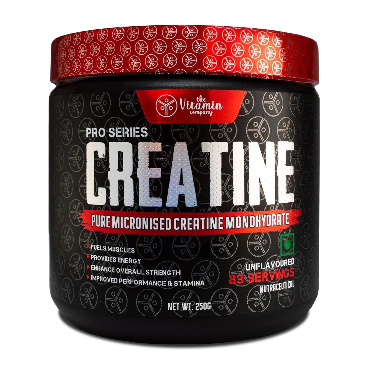 Pure Micronized Creatine Powder Creatine Monohydrate 250 gm, 83 Servings, Boosts Athletic Performance | Muscle Repair & Recovery | Fuels Muscles | Provides Energy Support for Heavy Workout | Unflavoured