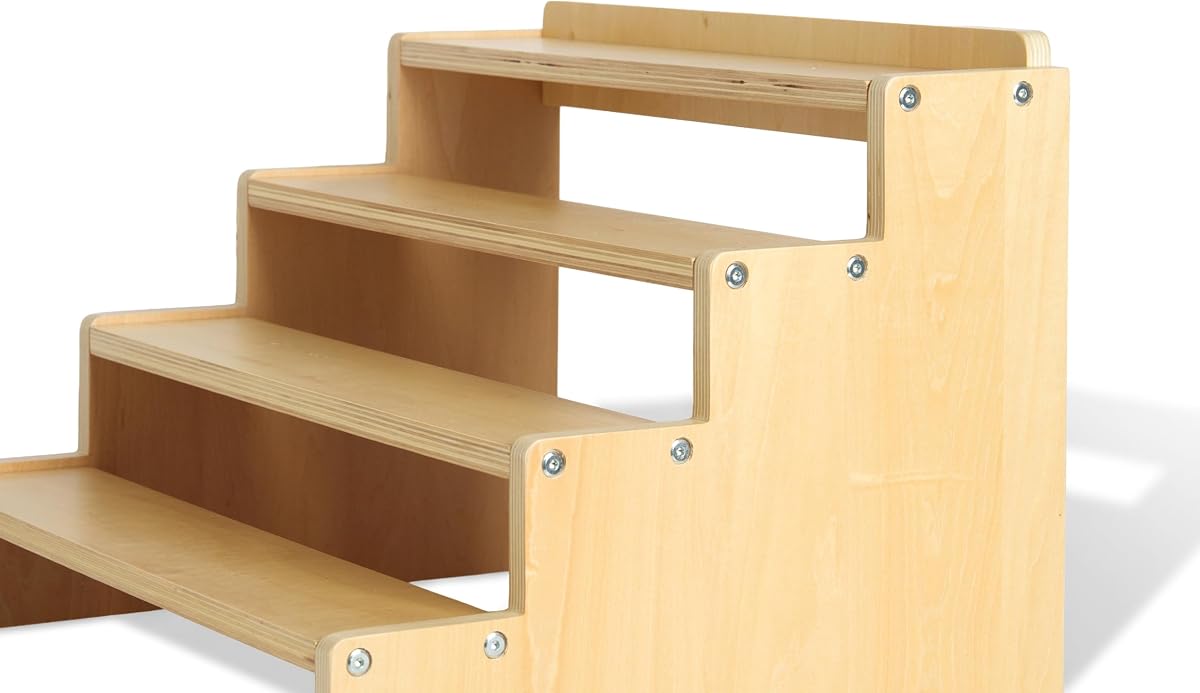 BOHS Montessori Knobbed Cylinder Blocks, Wooden Sorting Toy for Kids view 4