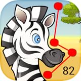 82 Animals Dot-to-Dot for Kids - Educational game for kindergarten children; play and learn alphabets & numbers