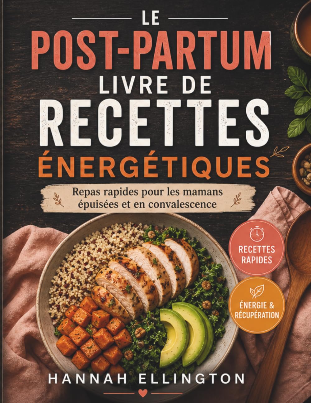 LE POST-PARTUM LIVRE DE RECETTES ÉNERGÉTIQUES: Repas rapides pour les mamans épuisées et en convalescence