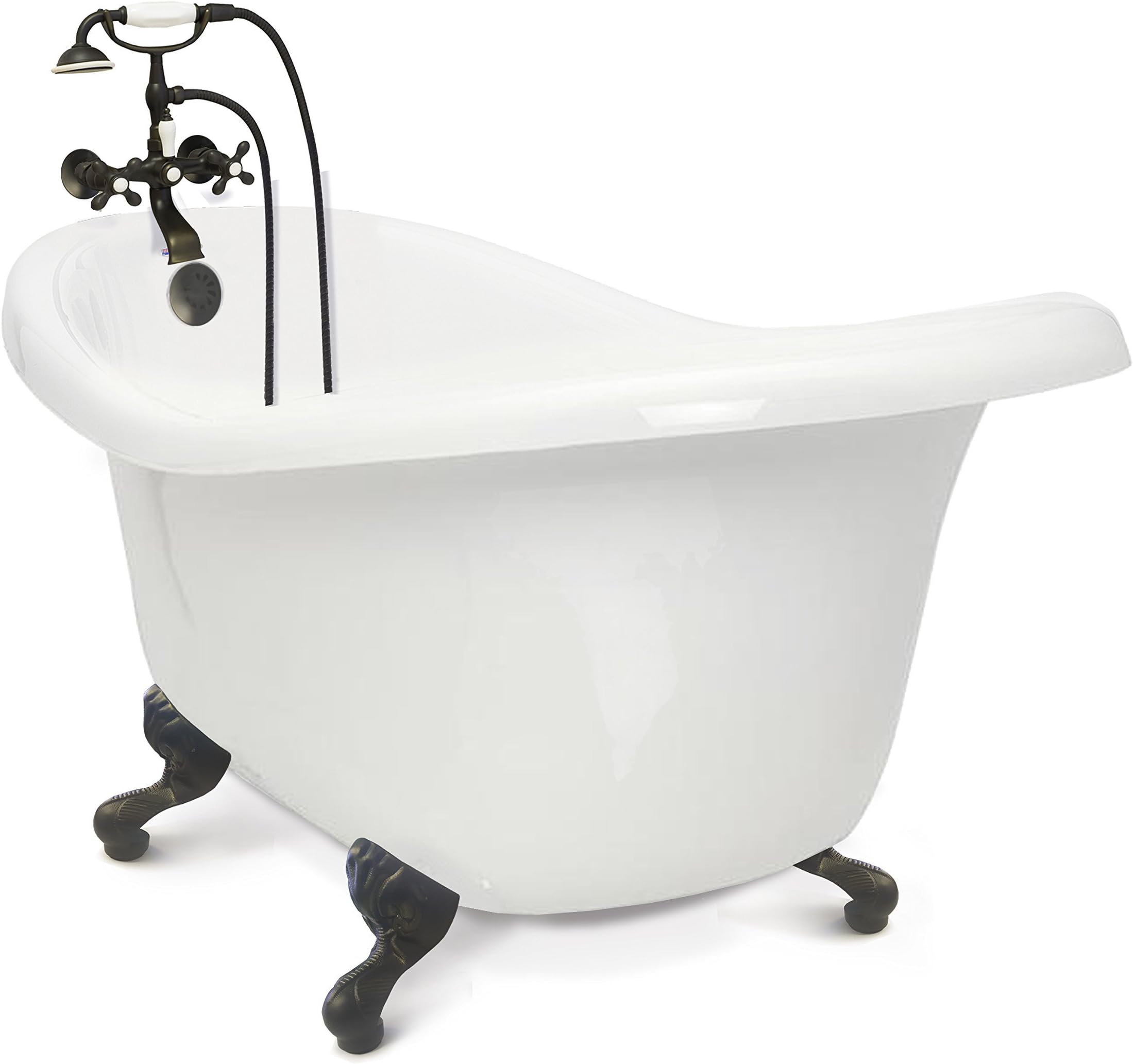 American Bath Factory CC-SC-B-OB, Chelsea Collection Slipper Tub Package