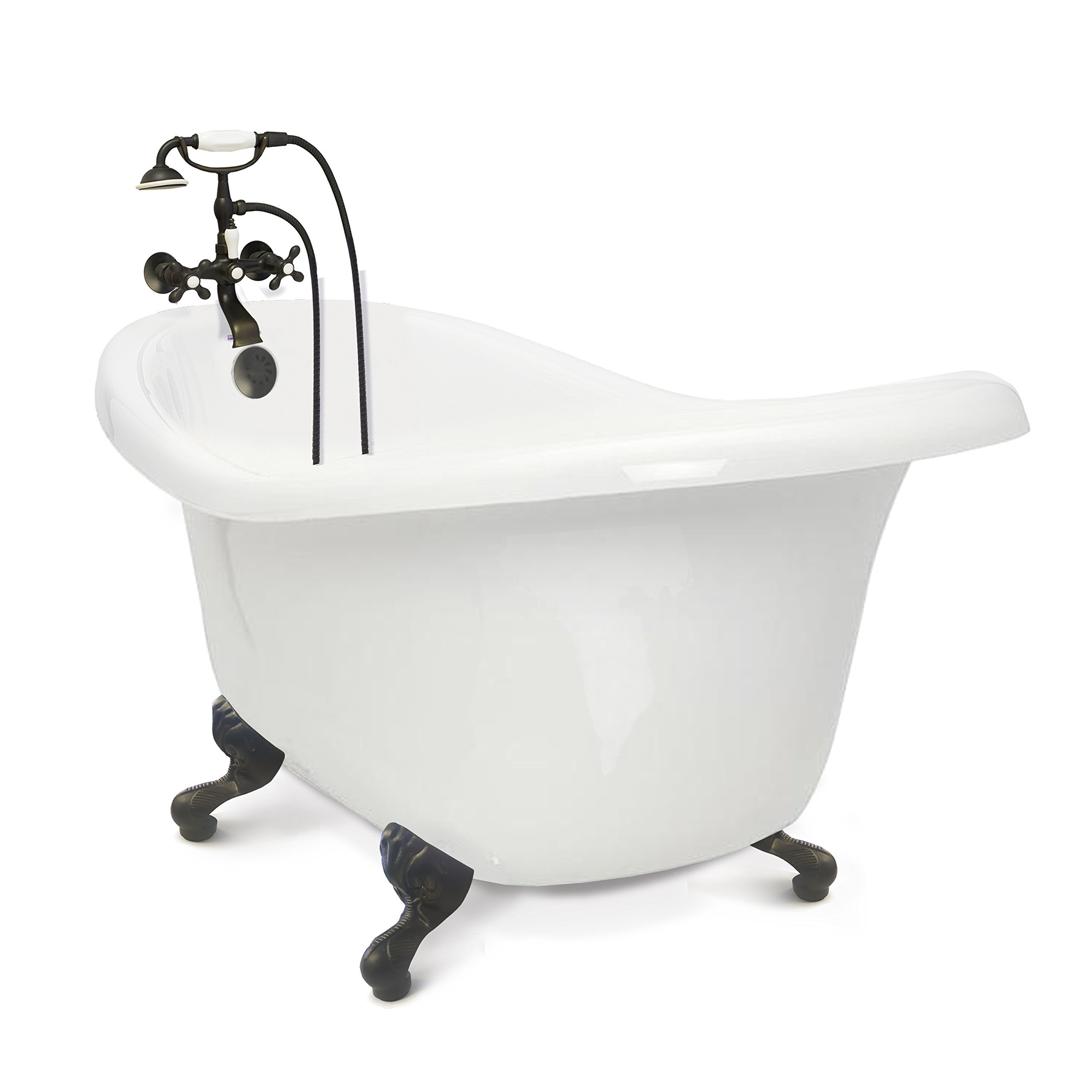 American Bath Factory CC-SC-B-OB, Chelsea Collection Slipper Tub Package