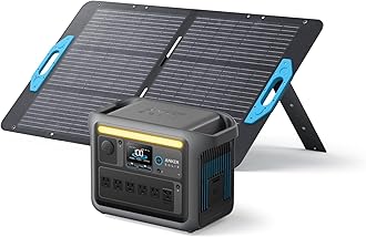 Anker SOLIX C1000 Portable Power Station with 100W Solar Panel