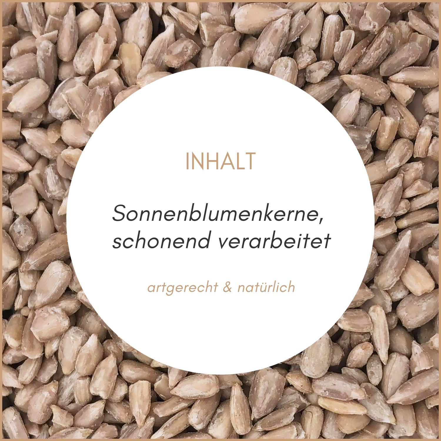Supravit Sonnenblumenkerne Vogelfutter 25kg geschält I | Frische ölhaltige Kerne aus besten Anbaugebieten | aus letzter Ernte | Ganzjahresfutter für heimische Wildvögel