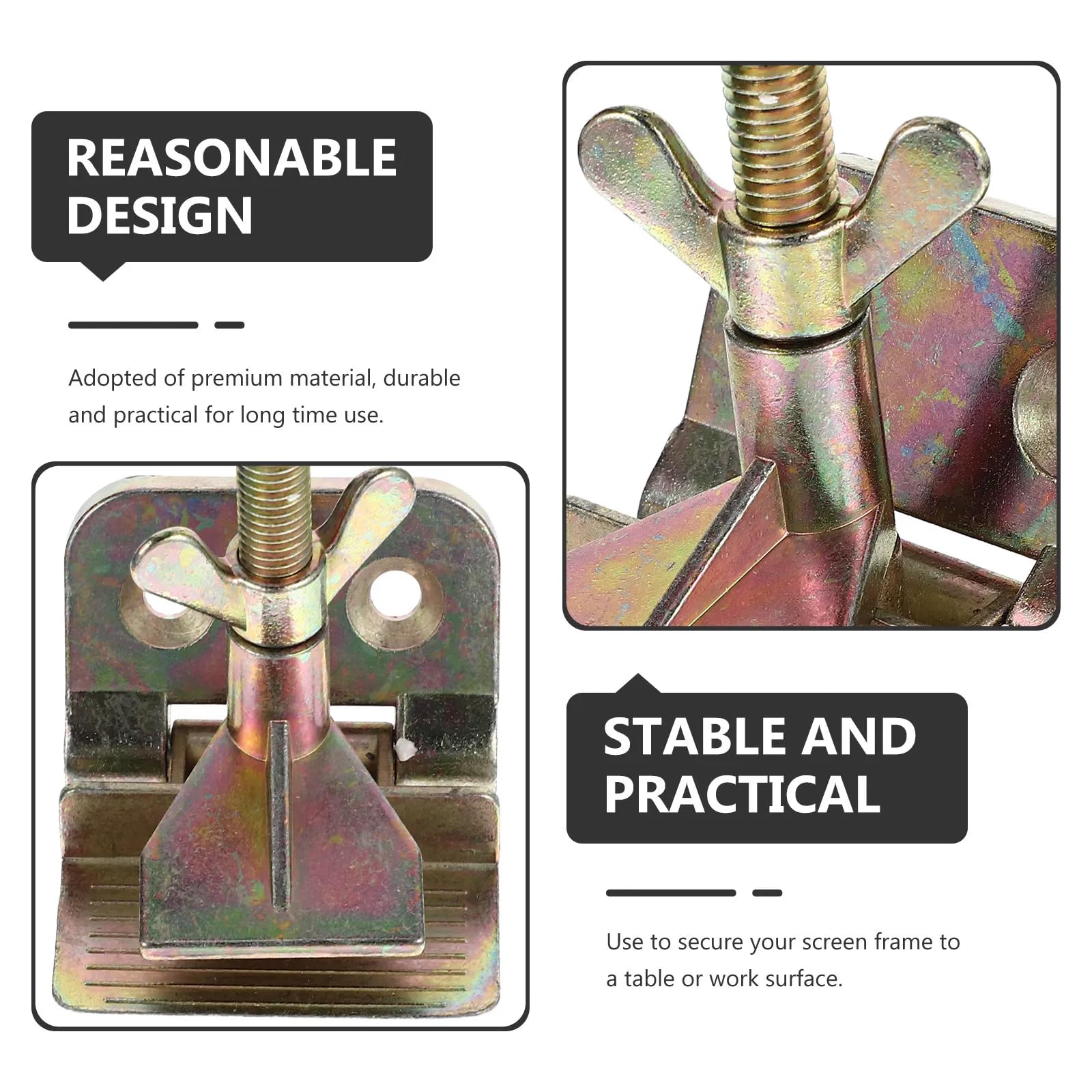 Samfox Screen Frame Butterfly Hinge Clamps Serigrafia Serigrafica Accessori Fai da Te Hobby Tool 2pcs