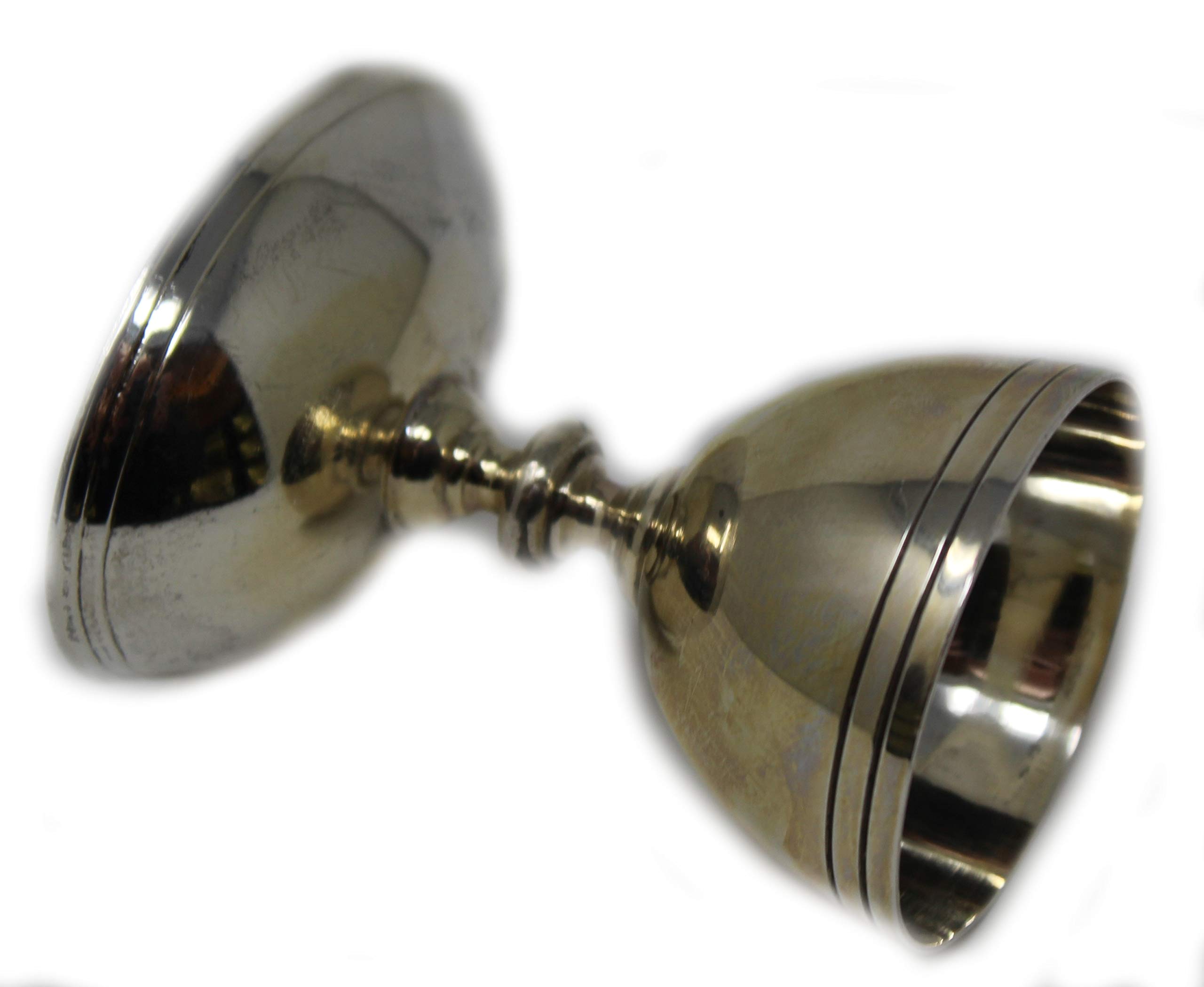 Portauovo In Metallo Argentato A Forma Di Gallina - 35x28x17 Cm - Decorativo E Pratico Per Cucina - Foto 6