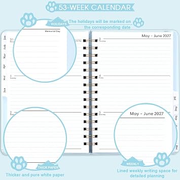 2027 Planner - 2027 planner weekly and monthly, Planner 2027 with Tabs