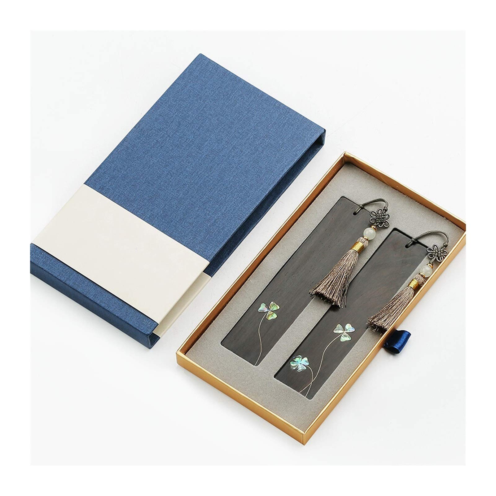 Signet Lute Peinte à la Main en Bois Bookmark, Bookmark Bois avec de Belles Glands, est Un Cadeau Unique for Les Enseignants, Les étudiants, Les Hommes et Les Femmes Signets