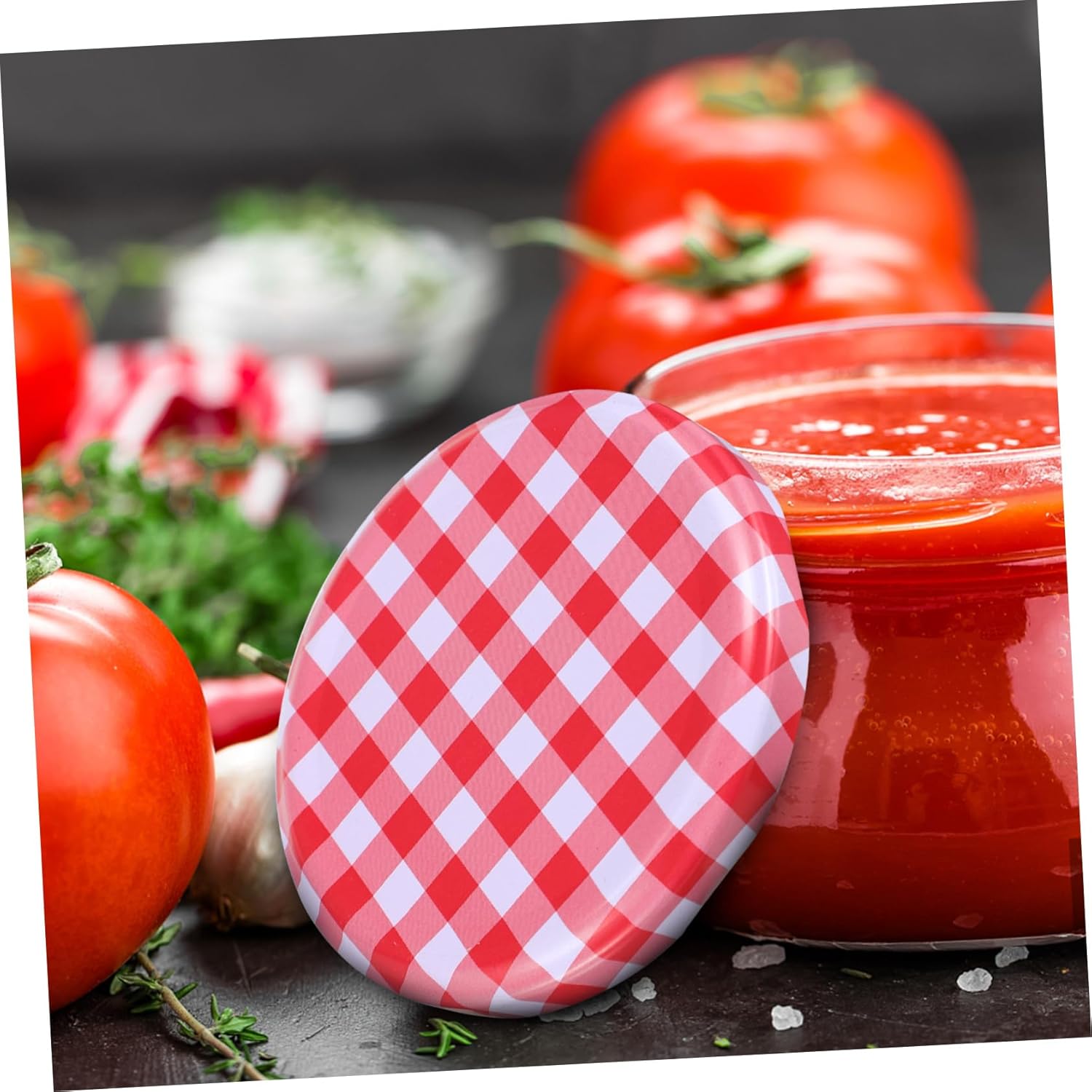 200Pcs Wide Mouth Jar Lids Leak Tinplate Caps for Canning and Storage Compatible with Jars for Preserving and Organizing